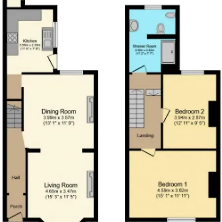 Semesterbostad Cosy 3bd Terrace House In Furness *